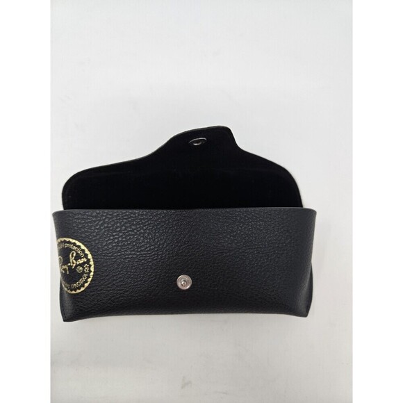 RAY-BAN BLACK SUNGLASS GLASSES CASE LOT OF 3 BLACK HARDCASE SOFTCASE NEW WIPE - Picture 9 of 10